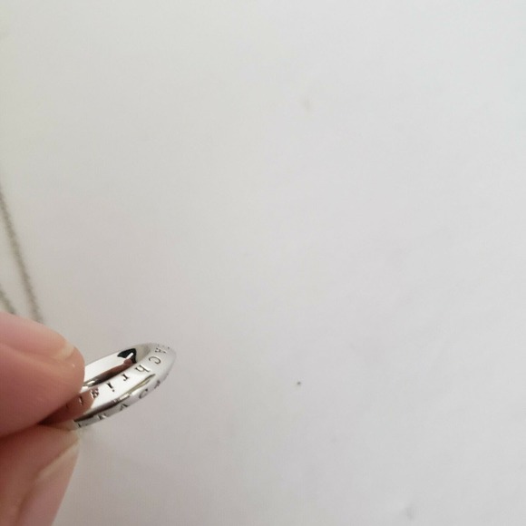 Lara Christie Designer Pedant Necklace Silver 925 Ring 15" New with box - Picture 4 of 7